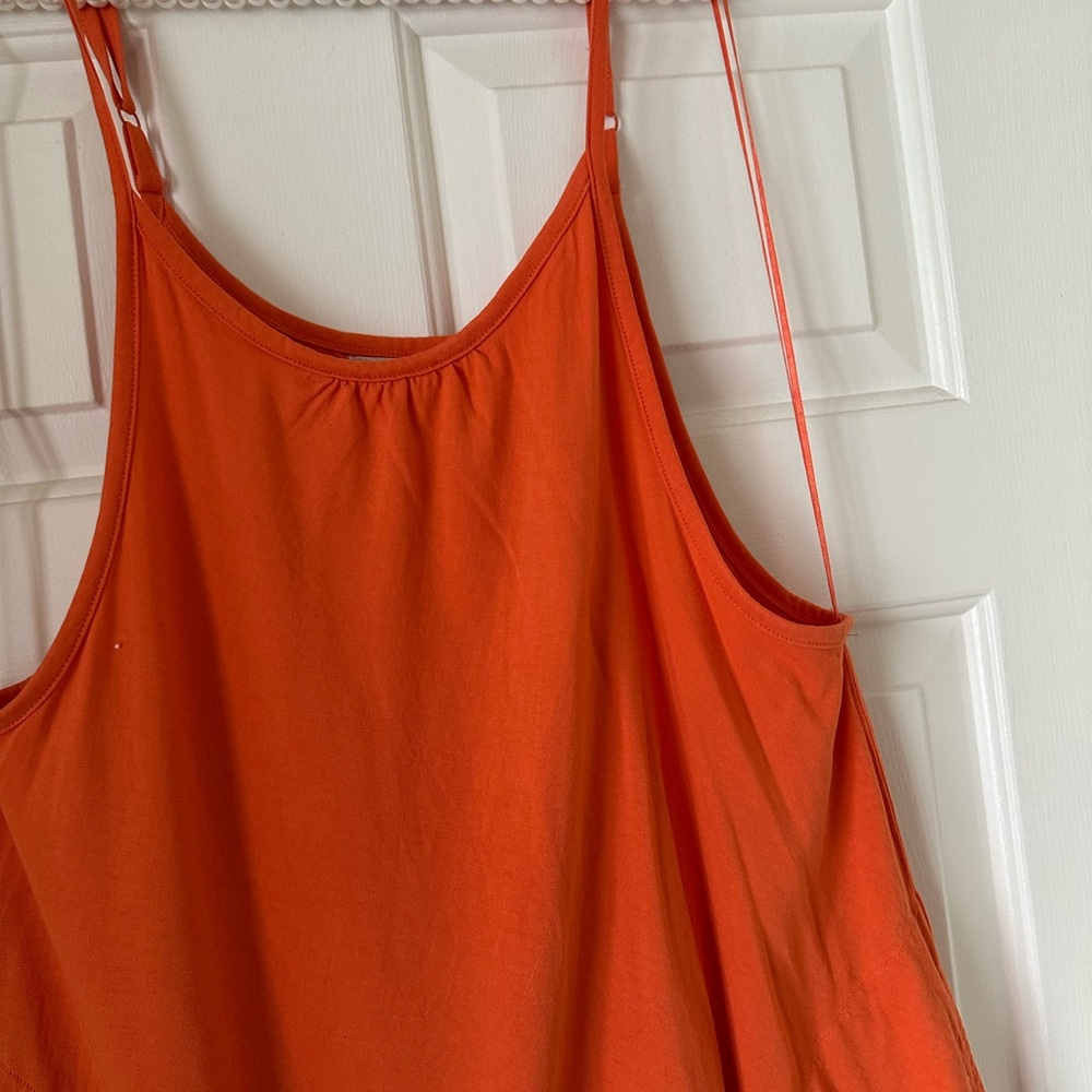 Chelsea & Violet Orange Comfy Romper - Picture 2 of 8